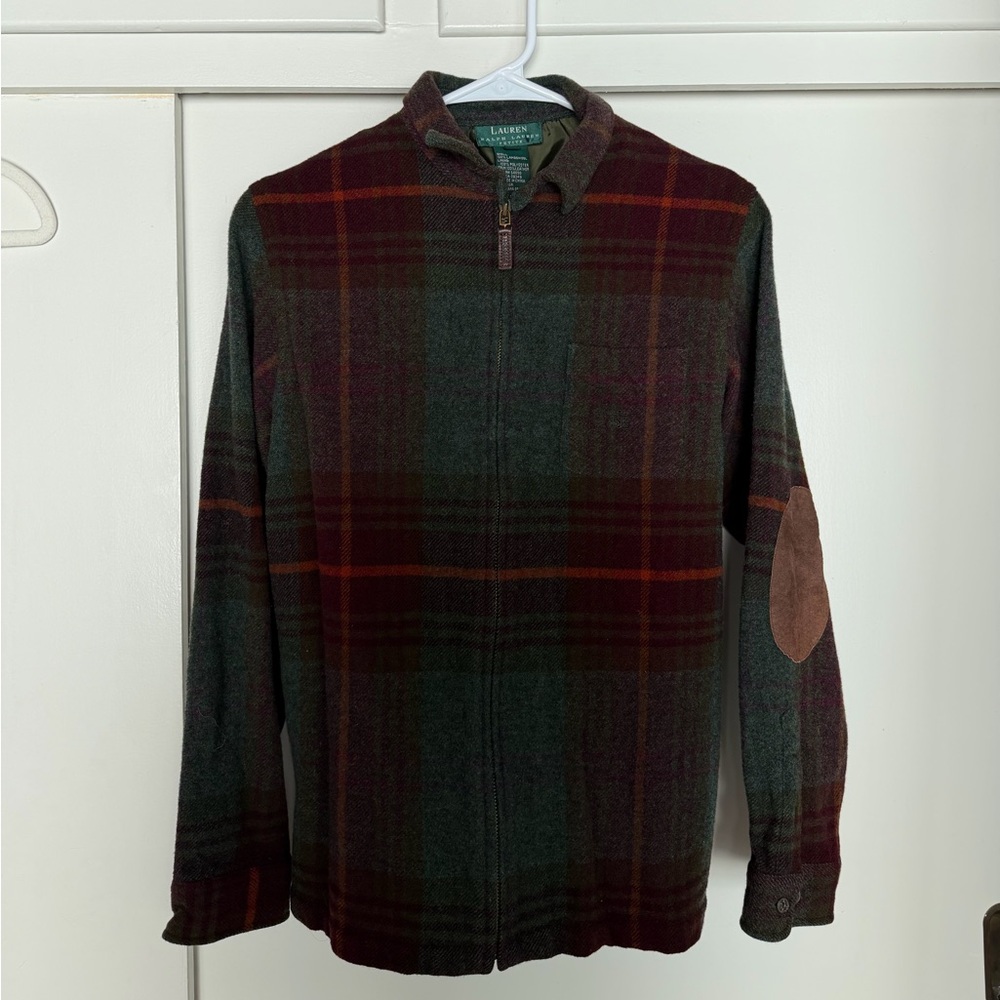 Vintage Lauren by Ralph Lauren Wool Flannel Zip